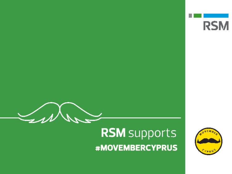 RSM Cyprus supports the international social awareness campaign, Movember