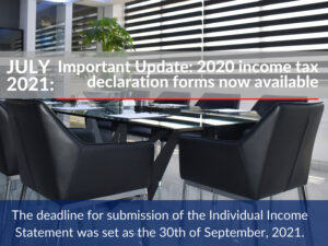 2020 income tax declaration forms