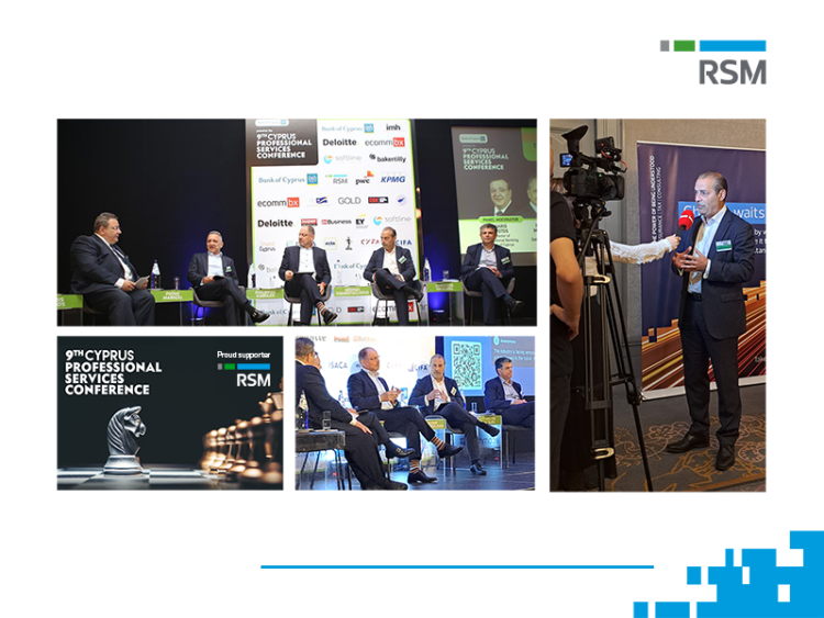 RSM Cyprus was once again one of the official supporters of the 9th Cyprus Professional Services Conference held on May 21, 2024, in Nicosia. The conference gathered professionals of the sector, allowing them to listen to distinguished professionals' views on important issues concerning the industry's future.